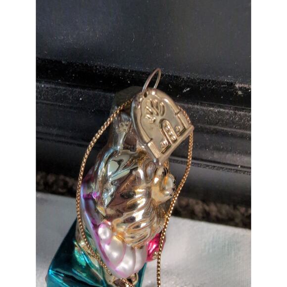 Thomas Pacconi Classics Hand-Blown Glass Lion on Train Ornament VNTG. 2004 - Picture 3 of 7